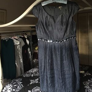 Adrianna Papell Navy Formal Dress